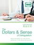 The. Dollars & Sense. of Deregulation: How businesses can improve the efficiency of their electricity spending