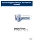 Supplier Change Notification Process