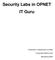 Security Labs in OPNET IT Guru