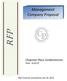 Management Company Proposal RFP. Chapman Place Condominiums Date: 6/24/12