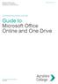 LEARNING RESOURCE CENTRE. Guide to Microsoft Office Online and One Drive