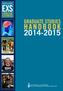 University of Toronto EXS. Graduate Department of EXERCISE SCIENCES GRADUATE STUDIES HANDBOOK 2014-2015