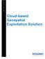W H I T E P A P E R. Cloud-based Geospatial Exploitation Solution