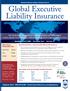 Global Executive Liability Insurance