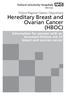 Hereditary Breast and Ovarian Cancer (HBOC)