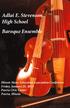 Adlai E. Stevenson High School Baroque Ensemble