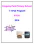 Kingsley Park Primary School. 1-1 ipad Program BYOD