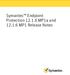 Symantec Endpoint Protection 12.1.6 MP1a and 12.1.6 MP1 Release Notes
