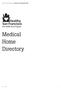 HEALTHY SAN FRANCISCO MEDICAL HOME DIRECTORY. Medical Home Directory