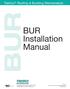 BUR Installation Manual
