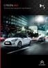CITROËN DS3 Technical and equipment specifications