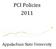 PCI Policies 2011. Appalachian State University