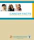 CANCER FACTS. for the Asian American Community ASIAN AMERICAN HEALTH INITIATIVE. Department of Health and Human Services Montgomery County