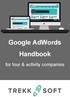 Google AdWords Handbook. for tour & activity companies