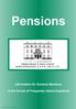 Pensions Information for Scheme Members in the format of Frequently Asked Questions