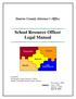 School Resource Officer Legal Manual
