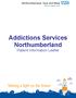 Addictions Services Northumberland Patient Information Leaflet