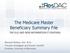 The Medicare Master Beneficiary Summary File