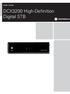 USER GUIDE. DCX3200 High-Definition Digital STB