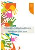 Guidance. Hillbank Early Childhood Centre Handbook 2016-2017