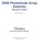 2998 Photodiode Array Detector Operator s Guide