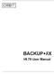 BACKUP+/iX. V6.79 User Manual