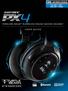 Wireless. User Guide. Wireless Dolby Surround Sound Gaming Headset. For: PS4 I PS3 Xbox 360 I Mobile