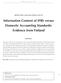 Information Content of IFRS versus Domestic Accounting Standards: Evidence from Finland