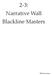 2-3: Narrative Wall Blackline Masters