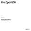Pro OpenSSH. Michael Stahnke. Apress* =# # w^ l&l ## frsft. *,«.,*