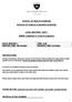 SCHOOL OF HEALTH SCIENCES DIVISION OF SPEECH & HEARING SCIENCES LEVEL MASTERS / DIET 1. SM025/ Linguistics 2: Clinical Linguistics