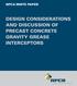 NPCA WHITE PAPER DESIGN CONSIDERATIONS AND DISCUSSION OF PRECAST CONCRETE GRAVITY GREASE INTERCEPTORS