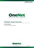 OneNet Cloud Services