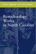 Biotechnology Works in North Carolina