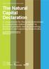 Financial sector leadership on natural capital