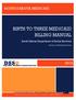 BIRTH TO THREE MEDICAID BILLING MANUAL