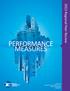 March 2015 Prepared by the Department of Finance & Performance Management. 2013 Regional Peer Review PERFORMANCE MEASURES