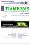 FIAMP.2015. International Festival of Audiovisual and Multimedia about Patrimony. Registration file for competition