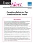 Fraser Alert. Canadians Celebrate Tax Freedom Day on June 6. June 2009. Main Conclusions. Market solutions to public policy problems