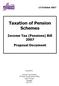 Taxation of Pension Schemes