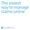 The easiest way to manage claims online