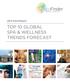 2013 Trend Report. Top 10 Global Spa & Wellness