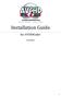 Installation Guide. for AVCHDCoder. Twan Wintjes