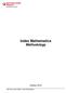 Index Mathematics Methodology