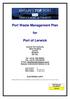 Port Waste Management Plan. for. Port of Lerwick