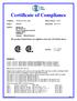 Certificate of Compliance