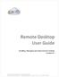 Remote Desktop User Guide