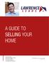 A GUIDE TO SELLING YOUR HOME
