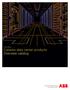 Product catalog. Cyberex data center products Overview catalog