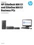 Family data sheet HP EliteDesk 800 G1 and EliteOne 800 G1 Business PCs